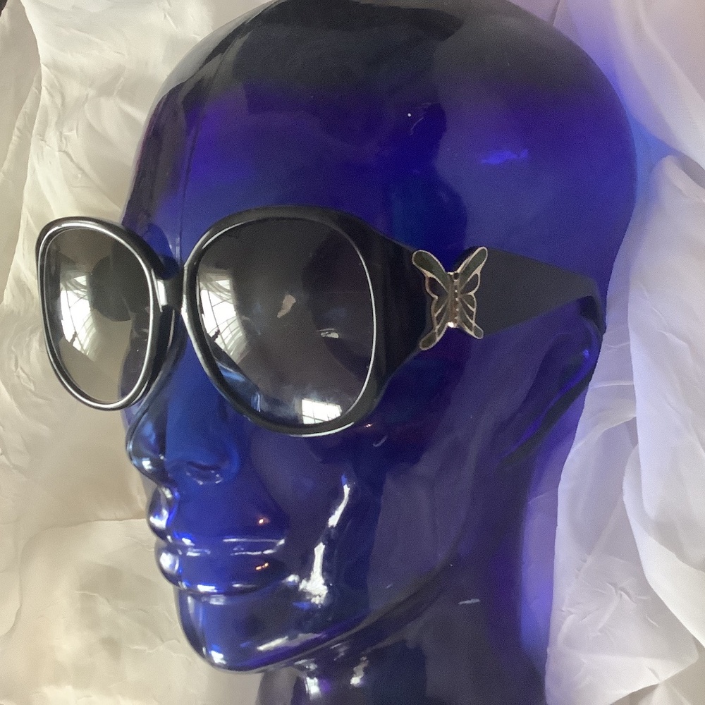 Judith Leiber REAL designer Sunglasses Butterflies